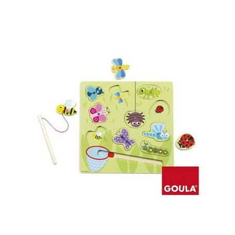 Puzzle Bichos Magneticos a partir de 1 año de 10 piezas Goula