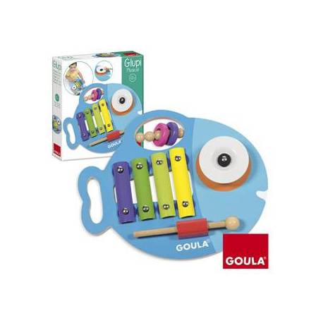 Juego Didactico a partir de 2 años Glupy musical 3 en 1 Goula