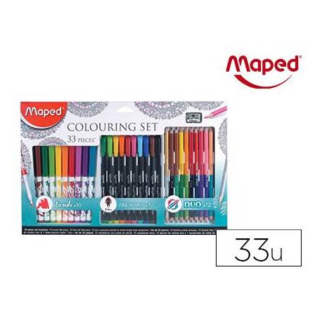 Set Dibujo Mandala Maped de 33 piezas