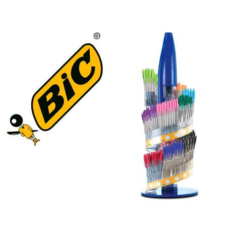 Expositor Boligrafo Bic cristal colores surtidos 0,4 mm