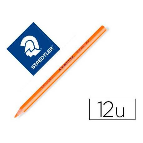 Lapices Fluorescentes Staedtler Triangular Top Star Naranja Caja de 12 unidades