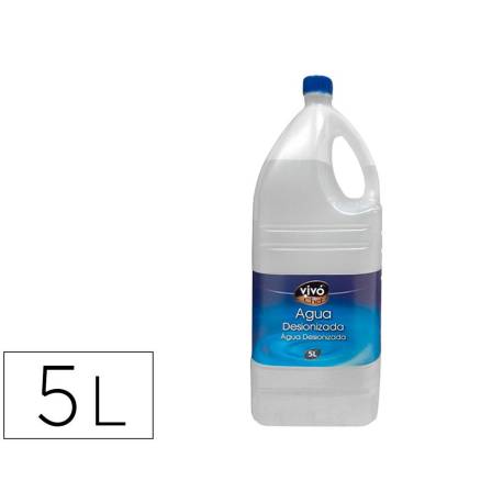 Agua Destilada Vivochef Botella de 5 litros
