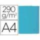 Subcarpeta Cartulina Reciclada DIN A4 Exacompta con bolsa Celeste 290 gr