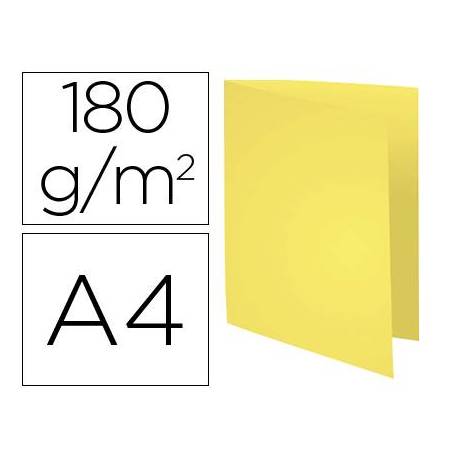 Subcarpeta Cartulina Reciclada DIN A4 Exacompta Amarillo 170 gr