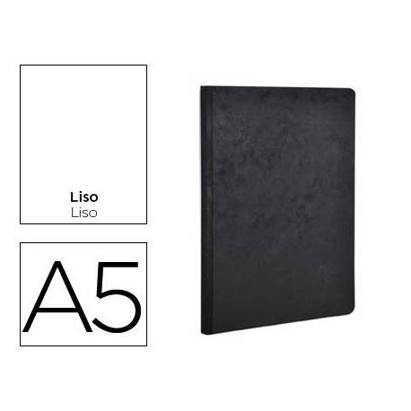 Libreta Clairefontaine Tapa de Cartulina Negro 96 hojas DIN A5 