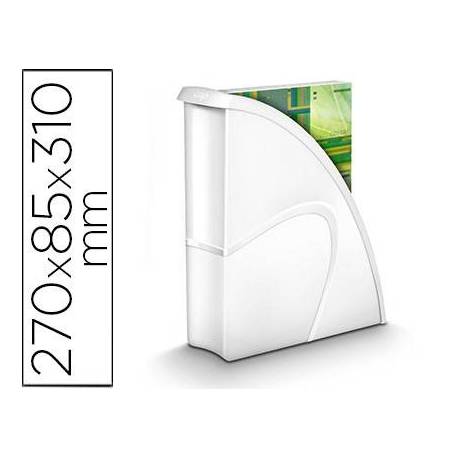 Revistero de plástico CEP Blanco 85X270X310 mm