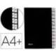 Carpeta Clasificadora Pardo DIN A4+ Carton Compacto con Fuelle 24 departamentos Negro