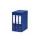 Modulo 3 archivadores Pardo Folio color Azul