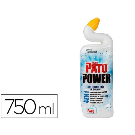 Limpiador inodoro marca Pato gel con lejia