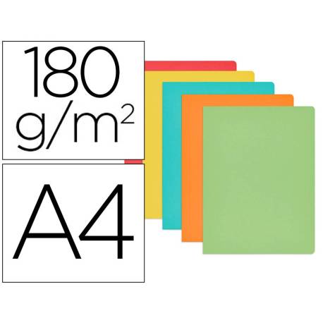 Subcarpeta cartulina Gio Din A4 de colores pasteles