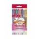 Boligrafo Uni ball UM-120 0,4 mm 8 colores purpurina gel