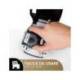 Cinta Dymo D1 negro y transparente 12mm x 7 mt