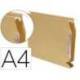 Carpeta colgante marca Gio A4 visor lateral kraft