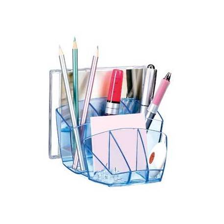 Organizador sobremesa Cep confor ice blue transparente celeste