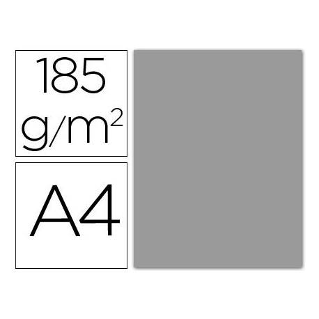 Cartulina Guarro din A4 gris perla 185 gr paquete 50 hojas