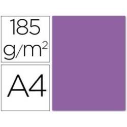 Cartulina Guarro din a4 violeta 185 gr paquete 50 hojas