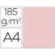 Cartulina Guarro din a4 rosa 185 gr paquete 50 hojas