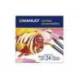 Lapices de cera masats acuarelable caja 24 unidades colores surtidos