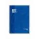 Bloc espiral Oxford Din A-4 extradura 80 hojas microperforado color azul