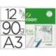 Papel vegetal Guarro A3 gramaje 90 g/m2 12 hojas