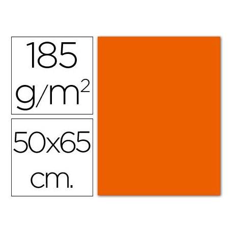 Cartulina Guarro naranja mandarina 50x65 cm 185 grs