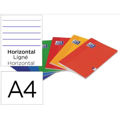 Libreta escolar Oxford Din A4 rayado horizontal 48 hojas