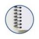 Bloc espiral Oxford cartoncillo folio con cuadricula 4mm 80 hojas