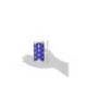 Gomets Apli triangulares color Azul 21x21x21mm