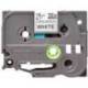 Cintas Brother TZ-S241 18mm (ancho) x 8m (largo) laminada Blanco/negro