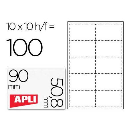 Tarjetas de visita Apli microperforadas