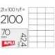 Etiquetas Adhesivas marca Apli 70 x 42,4 mm