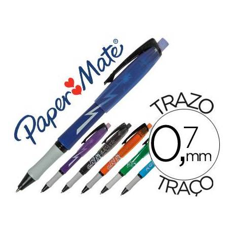 Bolígrafo marca Paper mate replay max fantasia colores surtidos
