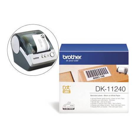 Etiqueta brother dk11240 para impresoras de etiquetas QL -multiproposito- 102x51mm 600 etiquetas-