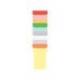KIT PLANIFICACION DE TARJETAS T NOBO 66X80 CM 12 COLUMNAS 2X32 RANURAS + 500 TARJETAS T N 2 COLORES SURTIDOS + 100