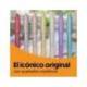 BOLIGRAFO BIC CRISTAL GLACE PLATEADO PUNTA 1 MM