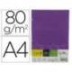 PAPEL COLOR LIDERPAPEL DIN A4 80 GR LILA INTENSO PAQUETE DE 500 HOJAS