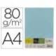 PAPEL COLOR LIDERPAPEL DIN A4 80 GR CELESTE PAQUETE DE 500 HOJAS