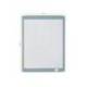 PIZARRA BLANCA NOBO MAGNETICA CON BORRADOR IMAN Y ROTULADOR MARCO COLORES PASTEL SURTIDOS 216X280 MM