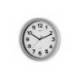 RELOJ MAUL STEP DE PARED REDONDO 30 CM DIAMETRO ELECTRICO COLOR PLATA