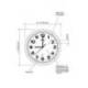 RELOJ MAUL STEP DE PARED REDONDO 30 CM DIAMETRO ELECTRICO COLOR PLATA