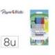BOLIGRAFO PAPER MATE KILOMETRICO PUNTA 1 MM PLASTICO RECICLADO 80% BLISTER DE 3 NEGROS / 3