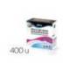 DISCO DE CIERRE PLICO VELCRO AUTOADHESIVO MINI 10 MM COLOR BLANCO CAJA DE 400 UNIDADES