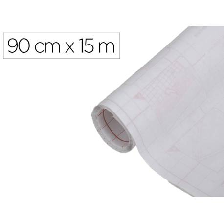 ROLLO ADHESIVO D-C-FIX BLANCO MATE ANCHO 90 CM LARGO 15 MT