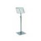EXPOSITOR ROCADA DE SUELO MAGNETICO ROTATIVO 90 HORIZONTAL/VERTICAL ALTURA AJUSTABLE DIN A4