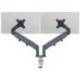 BRAZO PARA MONITOR LEITZ ERGO SPACESAVING DUAL GRIS OSCURO