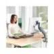 BRAZO PARA MONITOR LEITZ ERGO SPACESAVING GRIS OSCURO