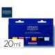 PINTURA ACRILICA L&B BOTE DE 80 ML CAJA DE 5 UNIDADES COLORES SURTIDOS