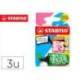 ROTULADOR STABILO BOSS MINI FLUORESCENTE BY SNOOZE ONE ESTUCHE DE 3 UNIDADES COLORES SURTIDOS