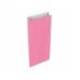 SOBRE PAPEL BASIKA CELULOSA ROSA CON FUELLE S 150X300X60 MM PAQUETE DE 25 UNIDADES