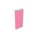 SOBRE PAPEL BASIKA CELULOSA ROSA CON FUELLE XS 120X250X30 MM PAQUETE DE 25 UNIDADES